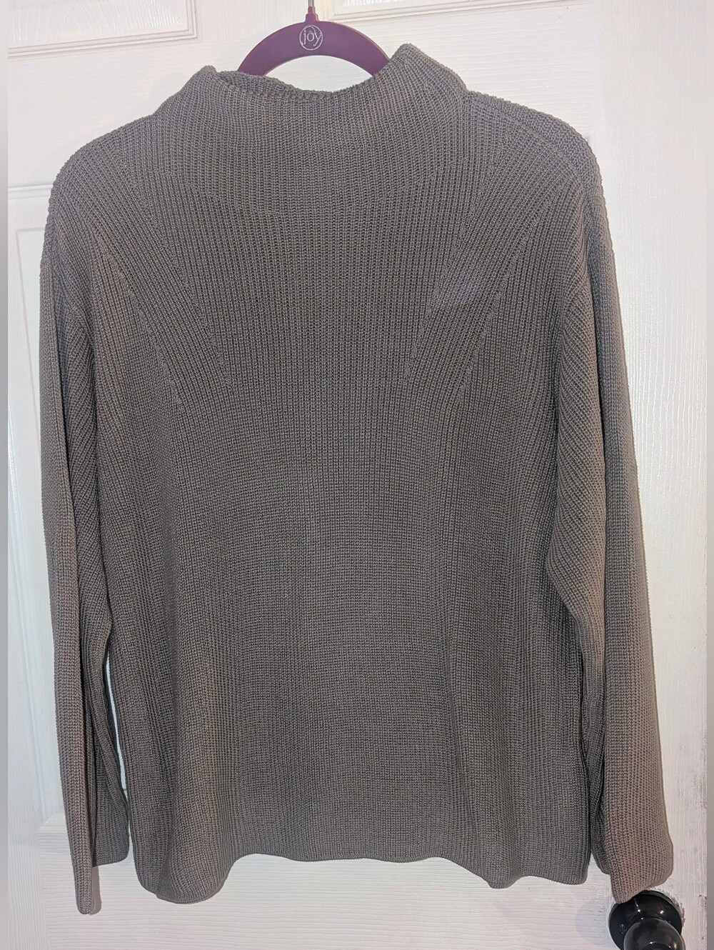 Nation Ltd Women's Tan Oversized Crewneck Sweater